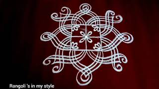 #marghazhi special kolam#2021#pongal kolam#new year kolam#Sankranti kolam #rangoli 's in my style screenshot 2
