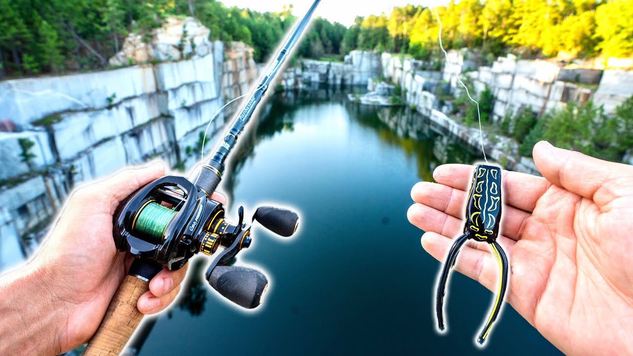 Fishing an ABANDONED QUARRY (25,000 Boat GIVEAWAY SIGNUP DETAILS!!) YouTube