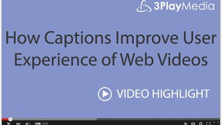 Celebrity How Captions Improve User Experience of Web Videos Net Worth