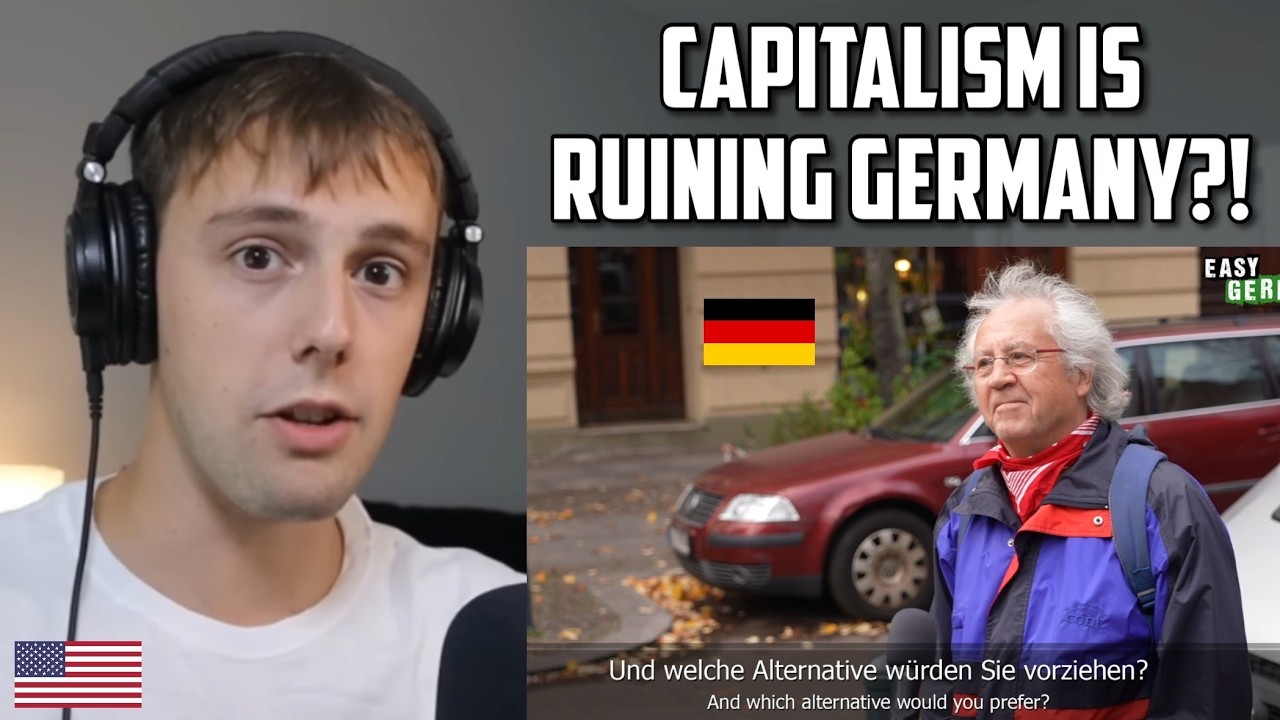 American Reacts to What Germans Think About Capitalism