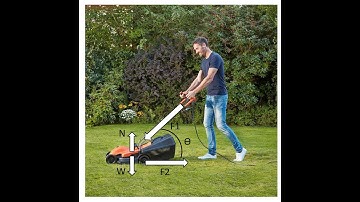 THE FORCES ACTING ON A LAWN MOWER
