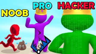 NOOB vs PRO vs HACKER in Giant Rush! but MAX LEVEL screenshot 5
