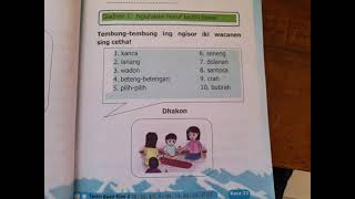 Bahasa Jawa Wulangan 2 Pasinaon 1-3 Buku Tantri Basa Kelas 2 SD