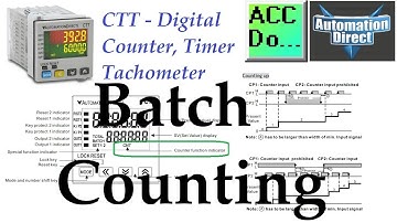 CTT Batch Counting - Multi-mode (Timer Counter Tachometer)  - Counter Modes