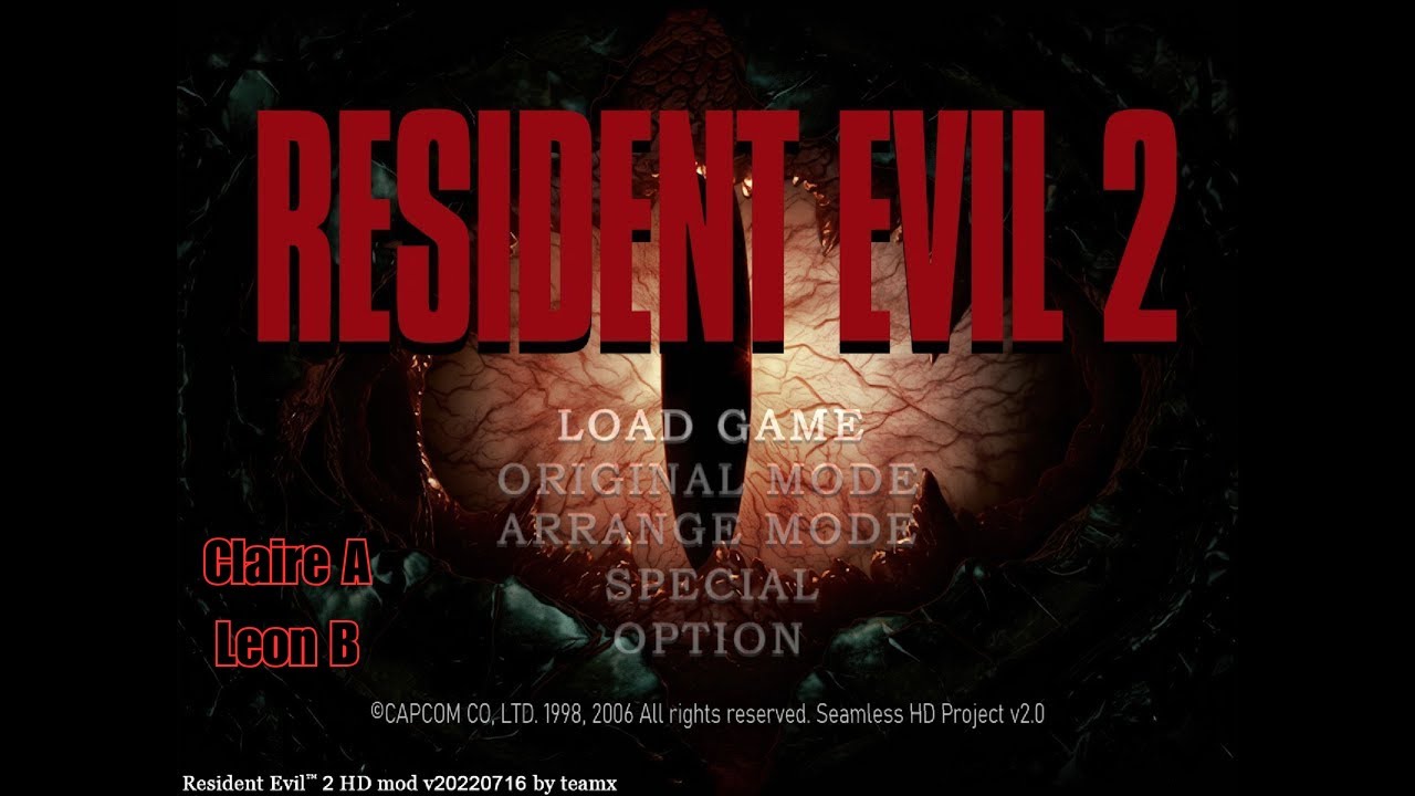 Resident Evil 2 Claire A Leon B