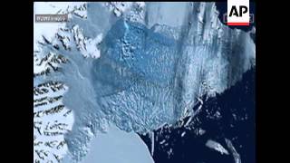 In this video provided by NASA, satellite imagery is combined with state-of-the-art computer animati