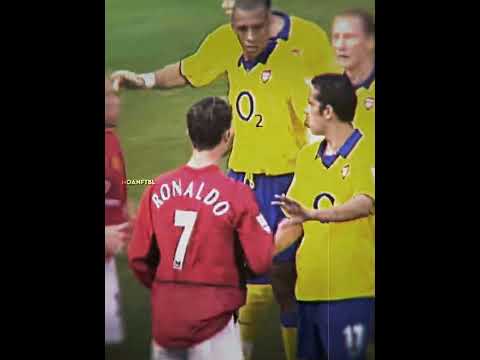 18 year old Ronaldo vs Arsenal legend 