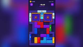 Block Out! Level 734 Solution Walkthrough 