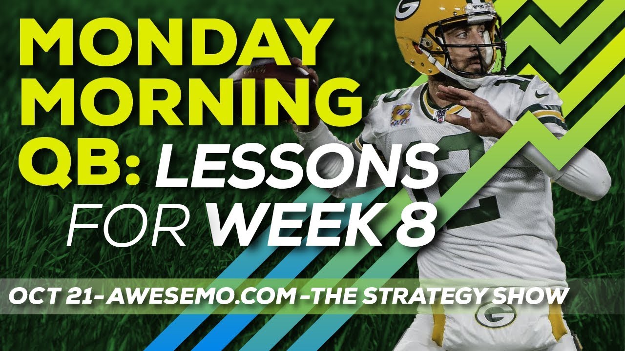 Monday Morning QB Lessons For Week 8 NFL DFS Strategy Yahoo