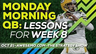 Monday Morning QB: Lessons For Week 8 - NFL DFS Strategy - Yahoo DraftKings FanDuel FantasyDraft