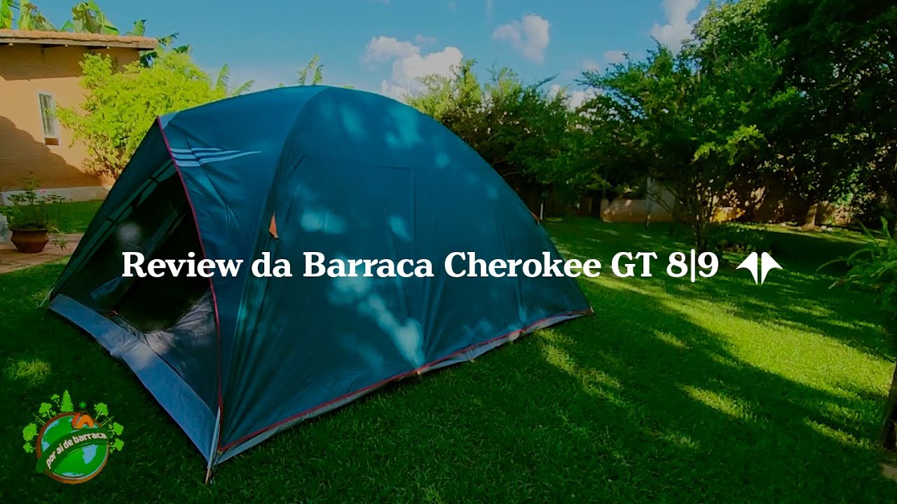 Review completo da Barraca de camping Cherokee GT 8/9 da NTK