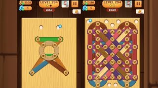 Screw Puzzle: Wood Nut & Bolt - Level 294