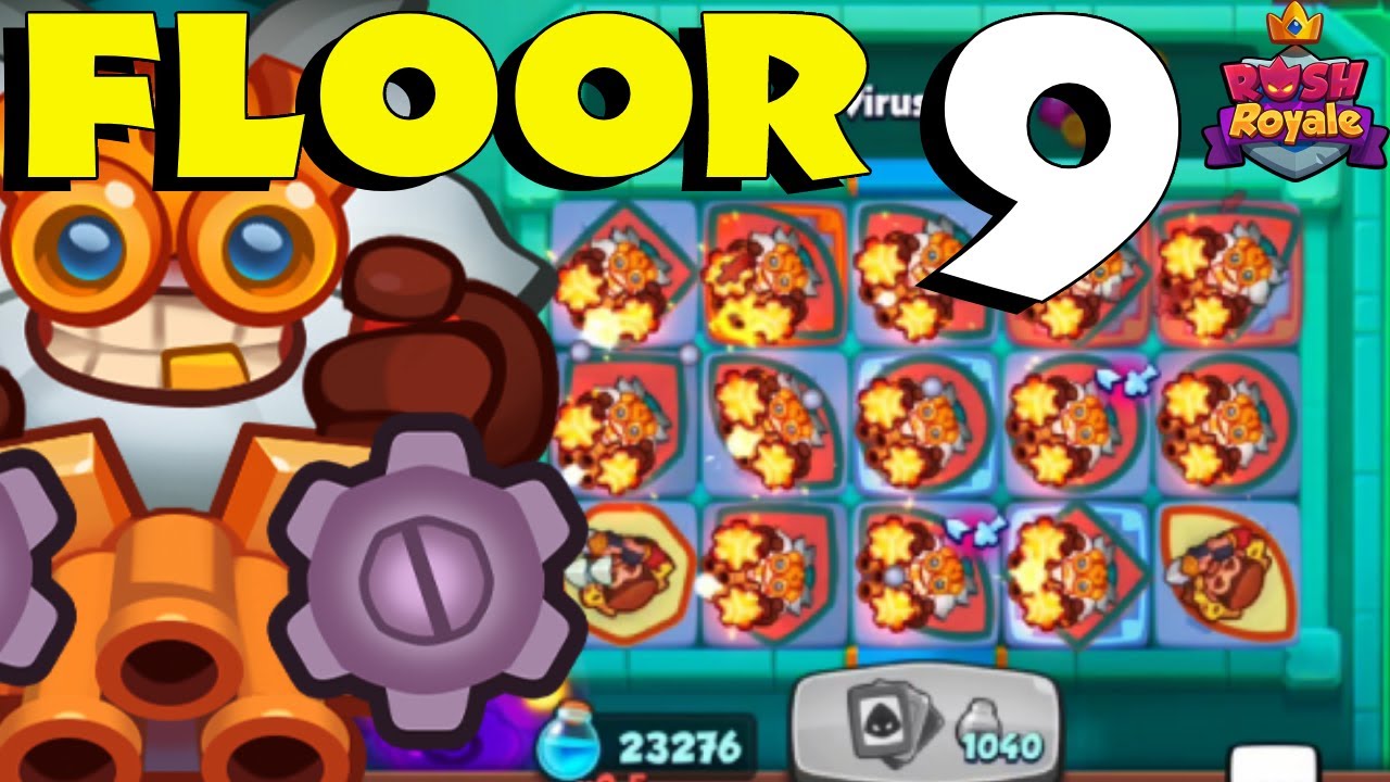 Engineer Destroys Dungeons! Complete Floor 9 Easy Now! Rush Royale