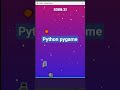 Python Pygame project in 2026 #python