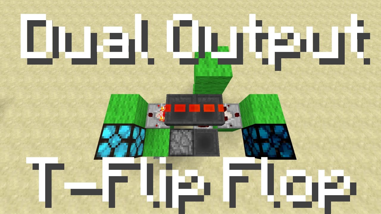 Minecraft Dual Output TFlip Flop YouTube