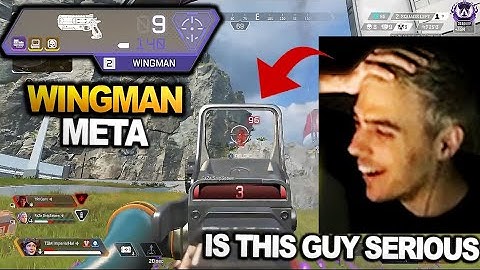 TSM Imperialhal trolling!!  HAL shows Why The Wingman is META in ranked ( apex legends )
