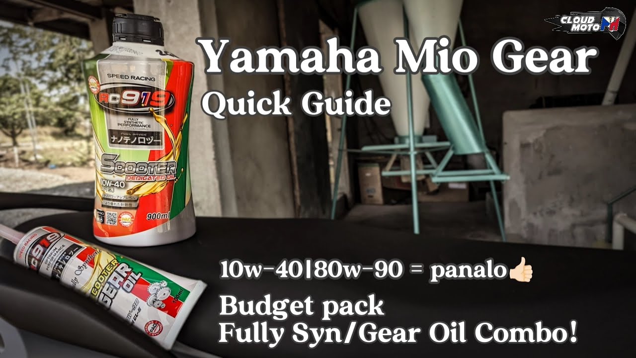 MIO GEAR 125 CHANGE OIL