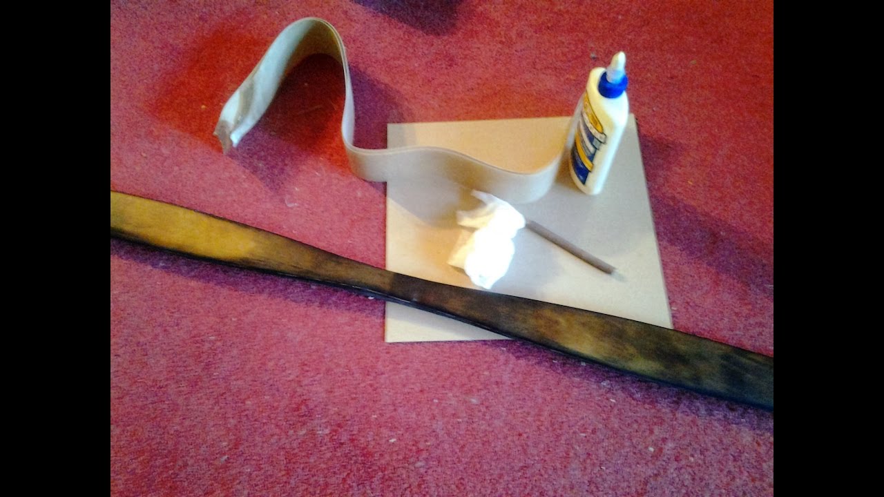 Rawhide Backing a Wooden Bow 1 YouTube