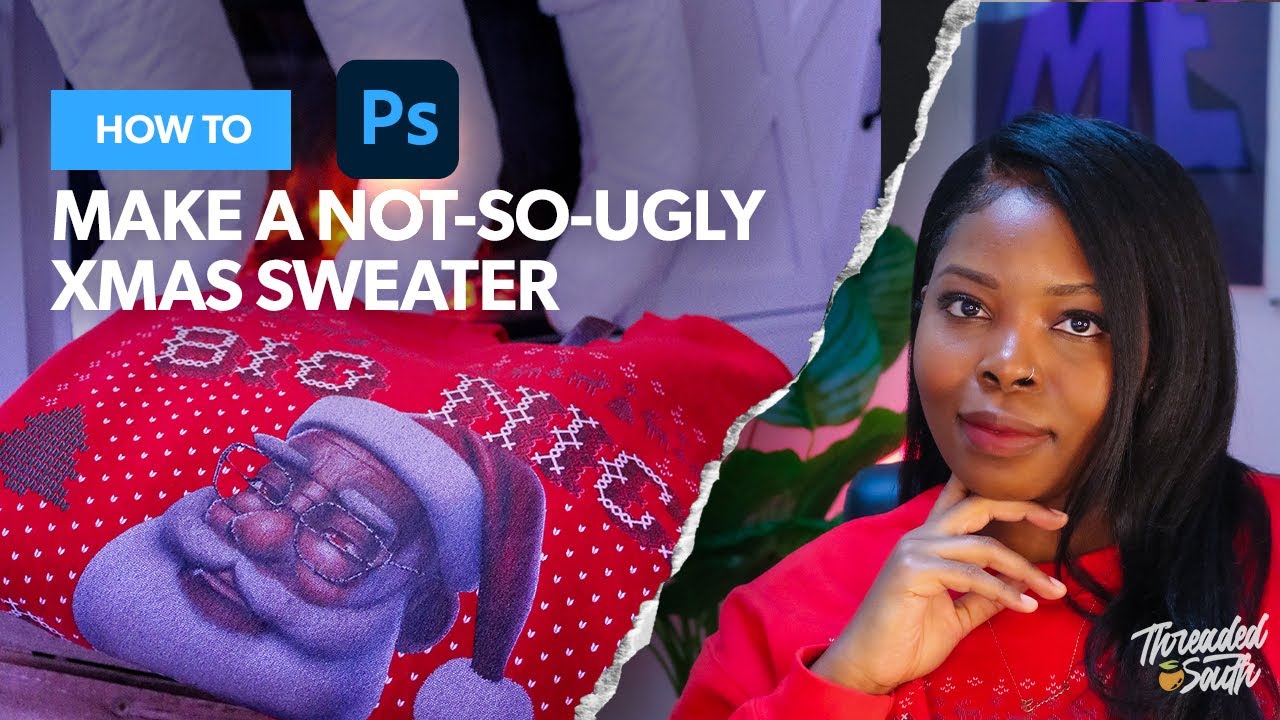 The Easiest Way to Create an Ugly Christmas Sweater | Threaded South