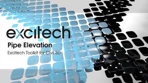 Excitech Toolkit for Civil 3D - Pipe Elevation