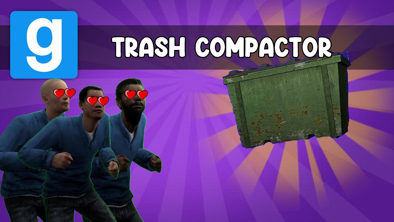 ALL HAIL THE BUNKER! Garry's Mod Trash Compactor YouTube