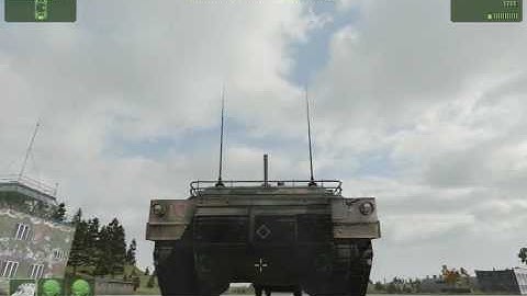 ArmA2 Bug - Driving with an M1 over a civilian car does not even crack a window