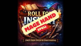 Spell: Mage Hand (Player's Handbook D&D 5E 2024)