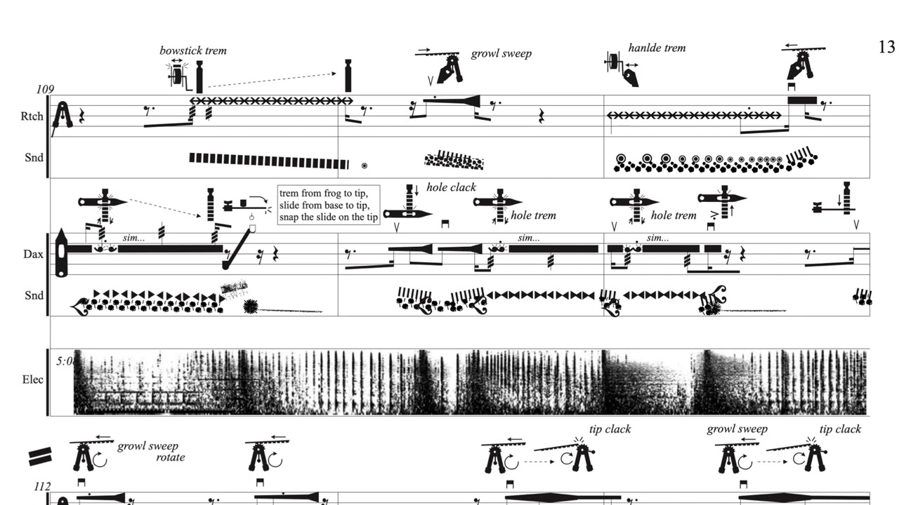 Viper Snake for ratchet, daxophone & electronics [w/score]