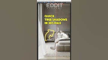 A quick method to create tree shadows in 3ds Max