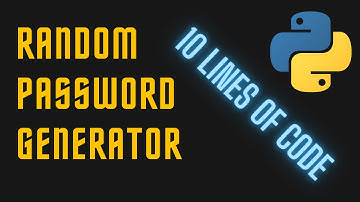 Random Password Generator with 10 Lines of Code using Python