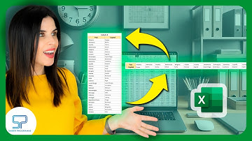 Pasar de FILAS a COLUMNAS en Excel ✅