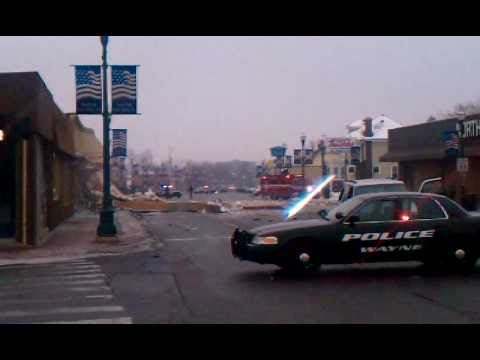 Franks Furniture Store Explosion, Wayne MI - YouTube