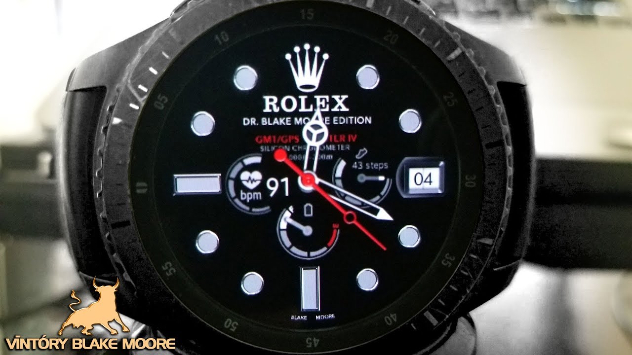 rolex watch face gear s3
