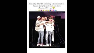 Happy Anniversary my bangtan 🫶💜🎉🥹~|| #bts #bts13thanniversary #btsarmy