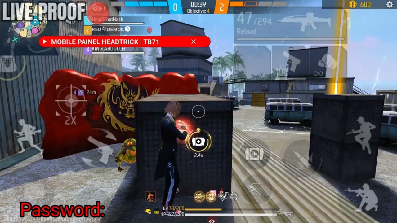 OB 35 vip nijictor auto hedshot lokeshon hack Auto m lock freefire video