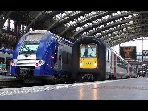 Trains en Gare de Lille Flandres - Lille Station & Trains