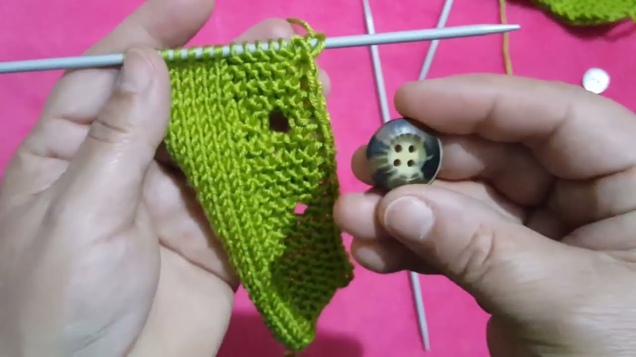 ÖRGÜDE KÜÇÜK VE BÜYÜK İLİK  DÜĞME DELİĞİ NASIL AÇILIR  2 YÖNTEMLİ