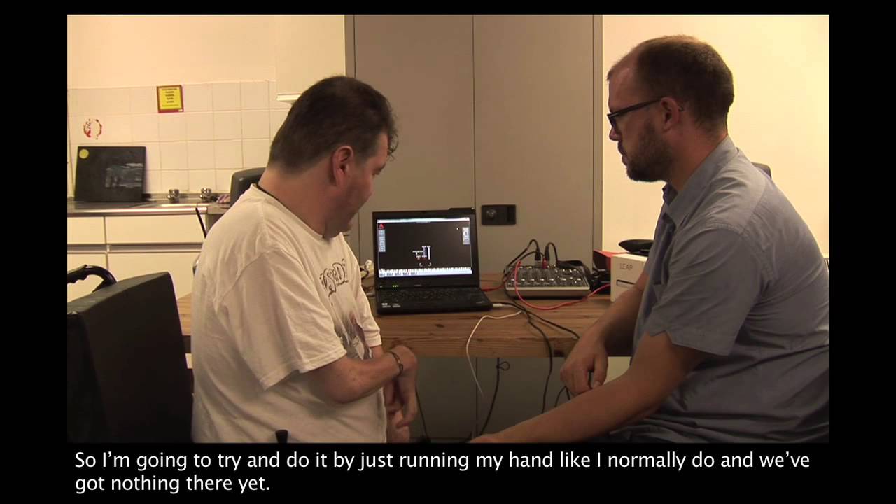 Drake Music Research & Development Leap Motion Test  - with subtitles