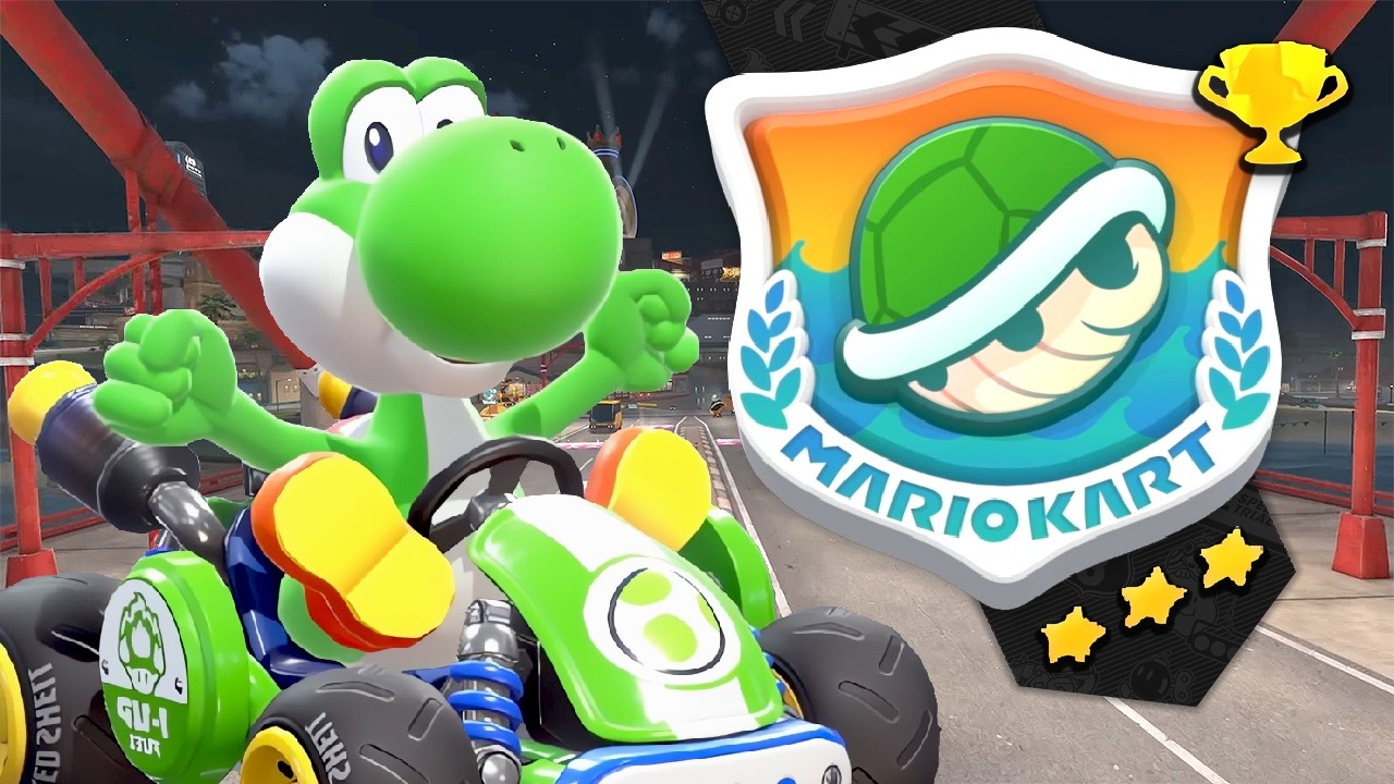 Mario Kart World - Grand Prix: Shell Cup (150cc / 3 Star Rank)
