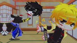 Please don't go⚠Warning blood⚠//Gacha club//Demon slayer