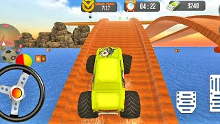 Monster Truck Water Surfing Racing Stunt #13 | Racing Game | Driving Monster Truck 3D Game screenshot 2