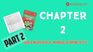 Pada video ini kita akan membahas tentang materi bahasa inggris kelas
8 kurikulum 2013 edisi revisi 2017 bab 2. disini menjelaskan penerapan
modal au...