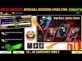 Free Fire Redeem Codes for January 15 🎮