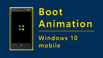 Boot animation for Windows 10 Mobile | Concept