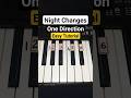 Night Changes One Direction Easy Piano Tutorial #piano #pianotutorial #onedirection #music #shorts