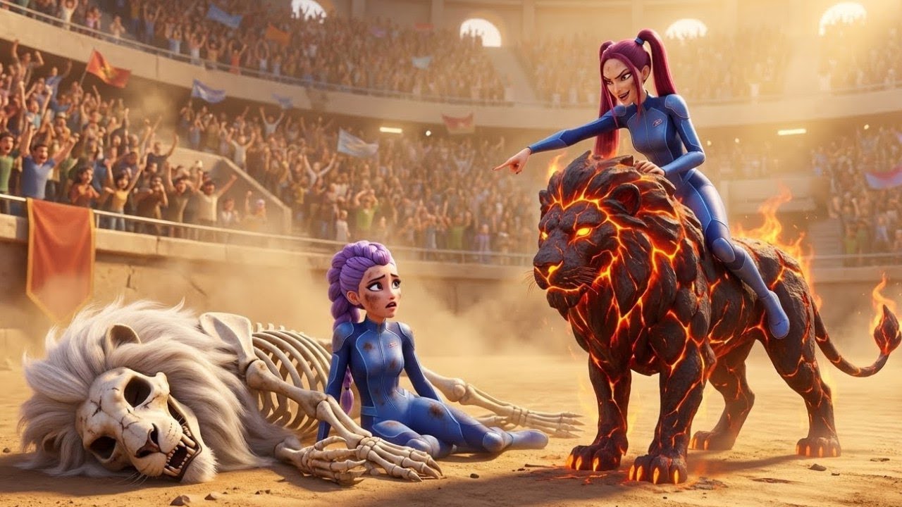 RUMI Defeats Everyone with MECHANICAL LION! 🦁 | KPOP Demon Hunters Fan Animation