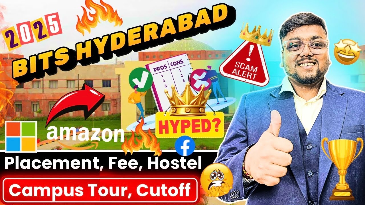 BITS Hyderabad College Review 2025 🥳 | Placements, Fees , Sports ,Hostel | BITSAT Counselling 2025