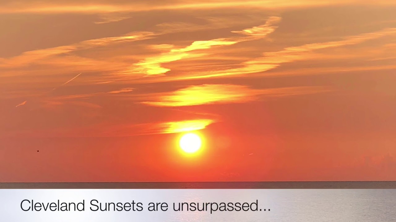 Sunset at Euclid Beach Park