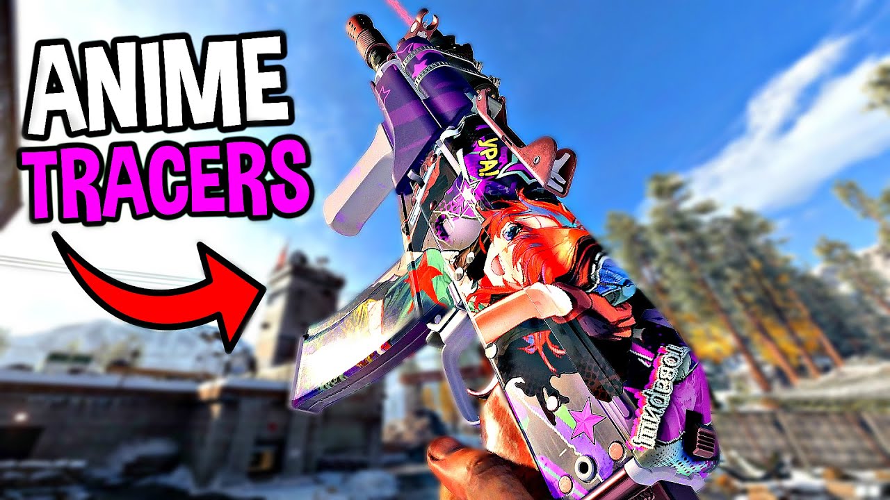 Purple Tracers Anime AK74u