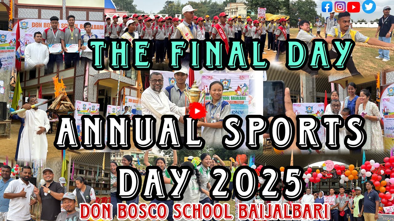 Заключительный день ежегодного Дня спорта 2025 года || Школа Дон Боско Байджалбари || Официальный...
